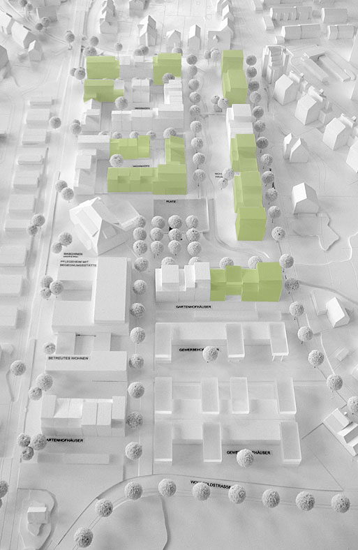 Lageplan Mühlenviertel, © Architekten Hähnig + Gemmeke